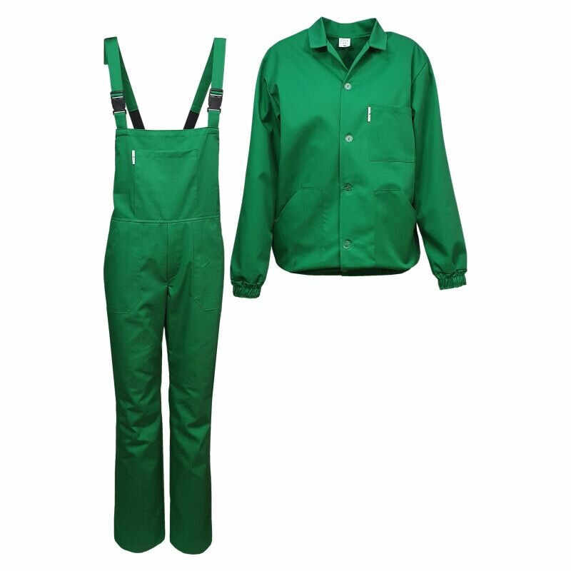 Costum Salopeta Cu Pieptar Tercot Apulum - 3XL / Verde